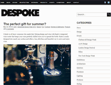 Tablet Screenshot of despoke.com